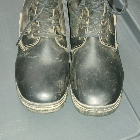 Tundra Winter Riding Boots Black Lace up Adjustable Calf Straps Size 39 - Picture 5 of 5